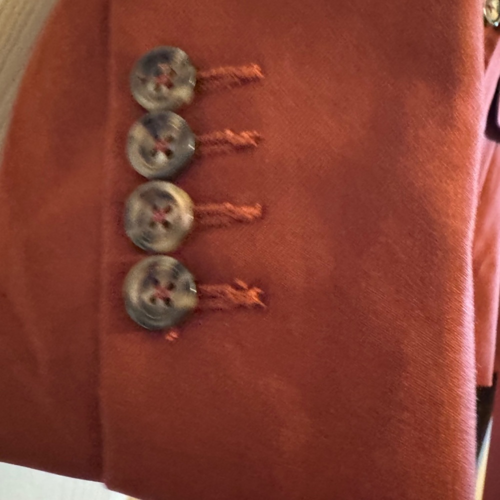 Women's Dkny Rust Colored Single Button Blazer Si… - image 2